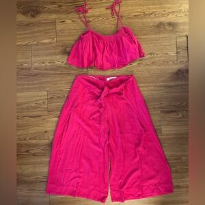 DO+BE Pink Pant Set
